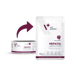 Vet Expert Hepatic cat pouch 100гр. – поддържа чернодробната функция в случай на хронична недостатъчност