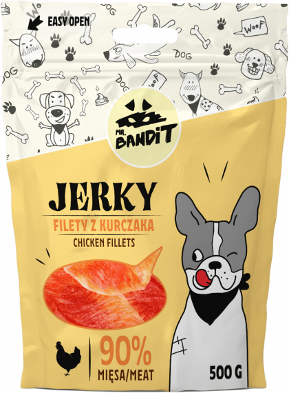 Mr. Bandit JERKY chicken fillets 500g