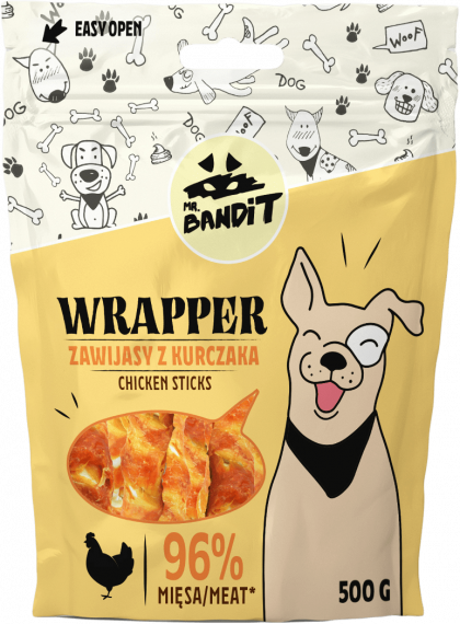 Mr. Bandit WRAPPER chicken sticks 500g
