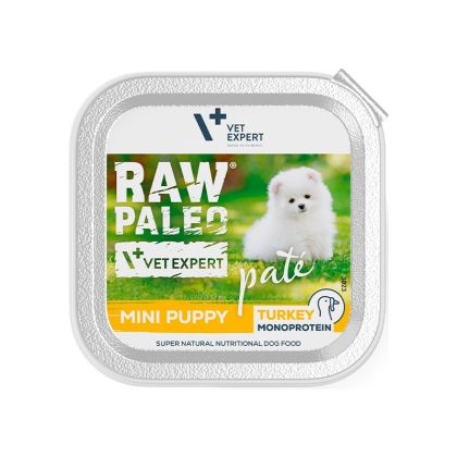 Raw Paleo Pate Mini Puppy Turkey 150g.