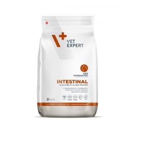 Vet Expert Intestinal Cat - Диета за котки страдащи от гастроентерит с диария, лошо храносмилане и малабсорбция, хроничен панкреатит, състояния след остър панкреатит 2кг.