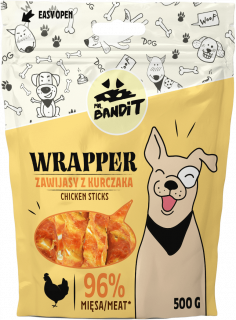 Mr. Bandit WRAPPER chicken sticks 500g