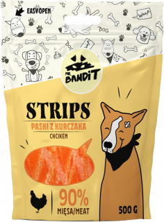 Mr. Bandit STRIPS chicken - деликатесно лакомство с пилешко за кучета