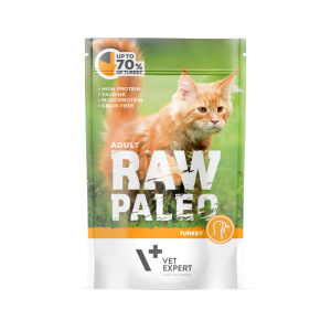 Пауч Raw Paleo Cat Adult Turkey 12x100g