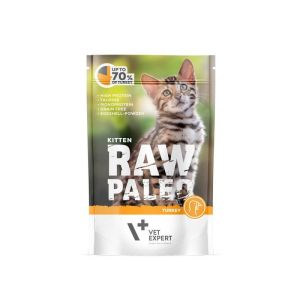 Пауч Raw Paleo Cat Kitten Turkey 12x100g