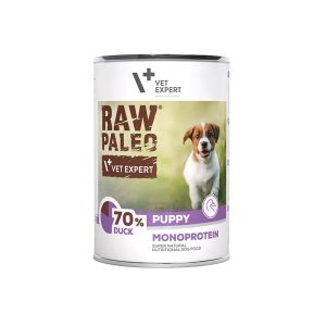 Raw Paleo Puppy Duck консерва 400g
