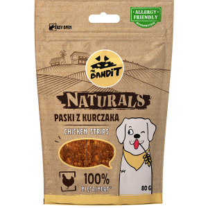 Mr. Bandit Naturals chicken stripes 80g