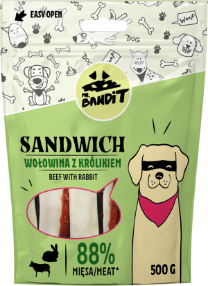 Mr. Bandit SANDWICH beef and rabbit 500g