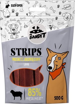 Mr. Bandit STRIPS lamb stripes 500g