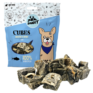 Mr. Bandit CUBES Fish skin cubes 500g