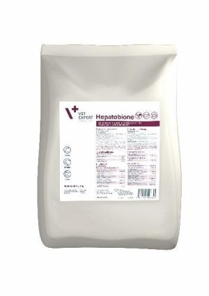 Vet Expert Hepatobione 1kg - Високо концентрирана смес от съставки, подобряващи правилното функциониране на черния дроб, предназначена за използване при високопроизводителни, затлъстели крави, по време и след кетоза и антибиотична терапия