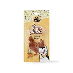Mr. Bandit Pure Fillets grilled chicken breast - гриловани пилешки гърди за котка 30 гр.