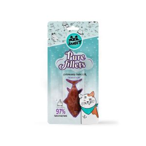 Mr. Bandit Pure Fillets steamed tuna - филе от риба тон приготвена на пара за котка 30 гр.