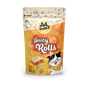 Mr. Bandit Juicy Rolls yolk - сочно лакомство за котки с жълтък 40 гр.