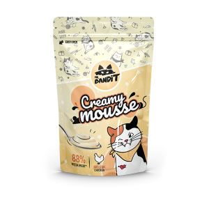 Mr. Bandit Creamy Mousse chicken - кремообразно лакомство за котки с вкус на пиле 60 гр.