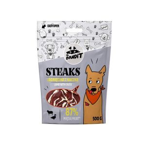 Mr. Bandit STEAKS Lamb with duck 500g