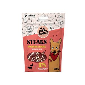 Mr. Bandit STEAKS Beef with duck 500g