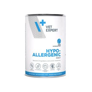 Vet Expert Diet Dog Hypoallergenic Insect - консерва с насекоми за кучета с непоносимост към хранителни вещества и дерматологични заболявания