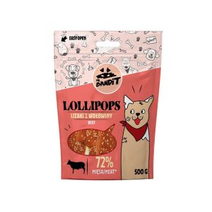 Mr. Bandit LOLLIPOPS Beef 500g 