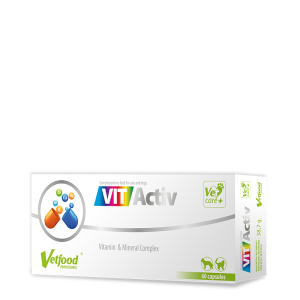 Vetfood VitActiv 60 капсули - набор от витамини и минерали за кучета и котки