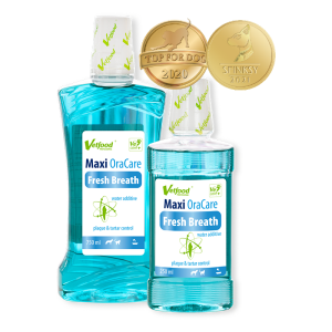 Vetfood Maxi OraCare Fresh Breath - добавка за вода за свеж дъх с неутрално pH
