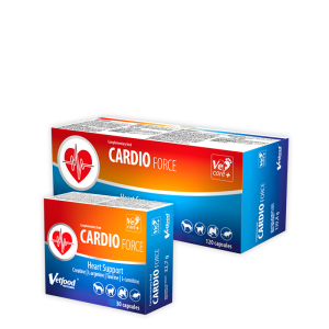 Vetfood Cardioforce - хранителна добавка за кучета, котки и дребни животни със сърдечна недостатъчност