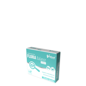 Vetfood Flora Balance mini - пробиотик и пребиотик за животни до 5 кг., 30 капсули