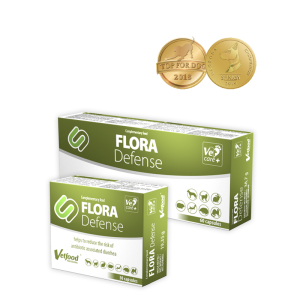Vetfood Flora Defense - синбиотик за кучета, котки и дребни животни