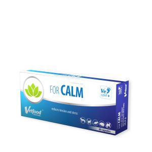 Vetfood For calm 60 капсули - хранителна добавка за котки и кучета, податливи на стрес