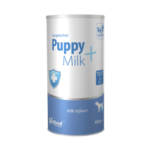Vetfood puppy milk plus 450 гр. - заместител на мляко за кученца от раждането до отбиването