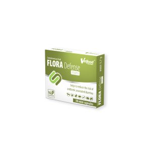 Vetfood Flora Defense Mini - синбиотик за кучета, котки и дребни животни дo 5 кг. 30 капсули