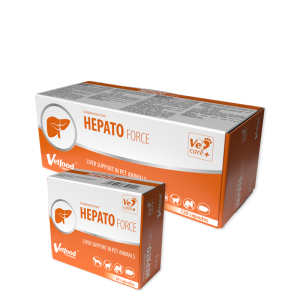 Vetfood HEPATOforce - хранителна добавка за кучета, котки, порове и гризачи с чернодробна недостатъчност