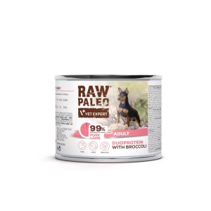 Raw Paleo Pork&Lamb Adult - консерва със свинско, агнешко и тиквичка за възрастни кучета