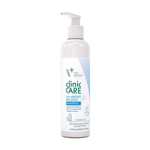 Vet Expert Clinic Care microBiome Balance Shampoo 250ml - шампоан за проблемна и отслабена козина, склонна към раздразнения кожа