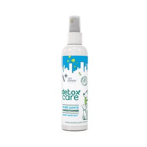 VET EXPERT Detox Care Pure White Conditioner 150ml - Нежен спрей балсам без отмиване, идеален за кучета и котки с бяла и светла козина