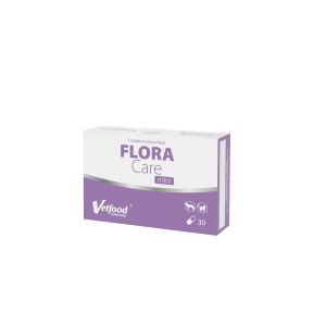 Vetfood Flora Care Mini 30 caps - хранителна добавка при стра диария, причинена от вируси, бактерии или паразити 
