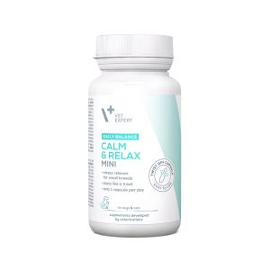 Vet Expert Calm& Relax MINI 30 caps -  добавка при стрес за кучета от малки породи и котки