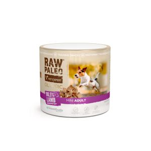 RAW PALEO Olympic Lamb Mini 90g - хипоалергенно монопротеиново лакомство за тренировки за кучета